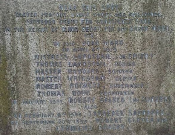 Monument text, face 1