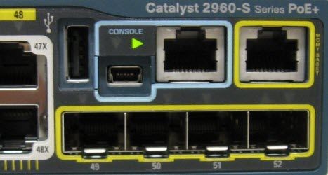 Cisco console connections