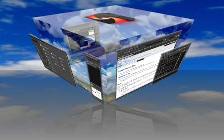Compiz in action