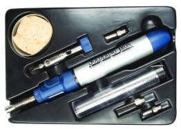 Gas powered soldering iron
