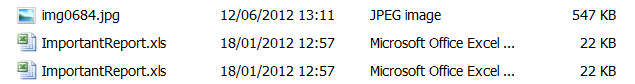Which file to delete?